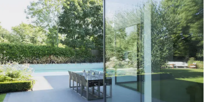 slimline glass doors